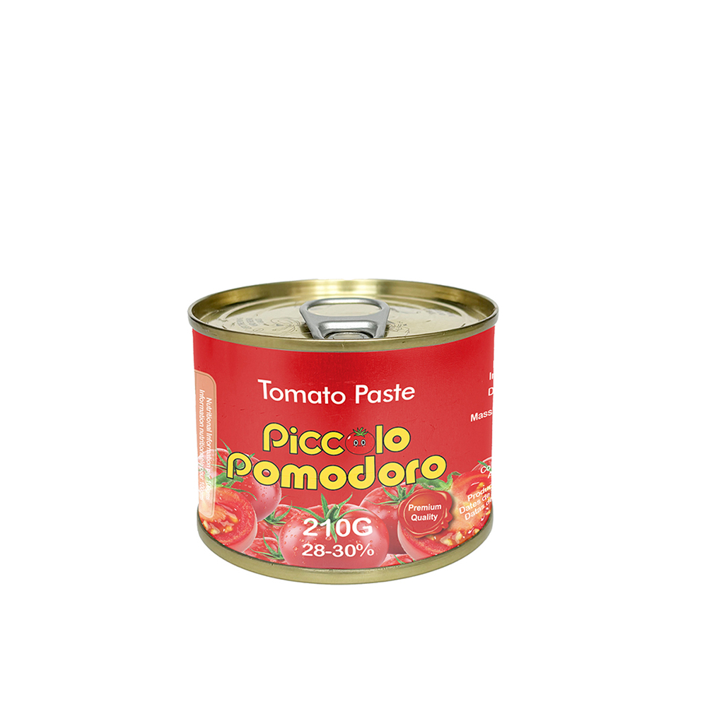 Tin tomato paste 210g