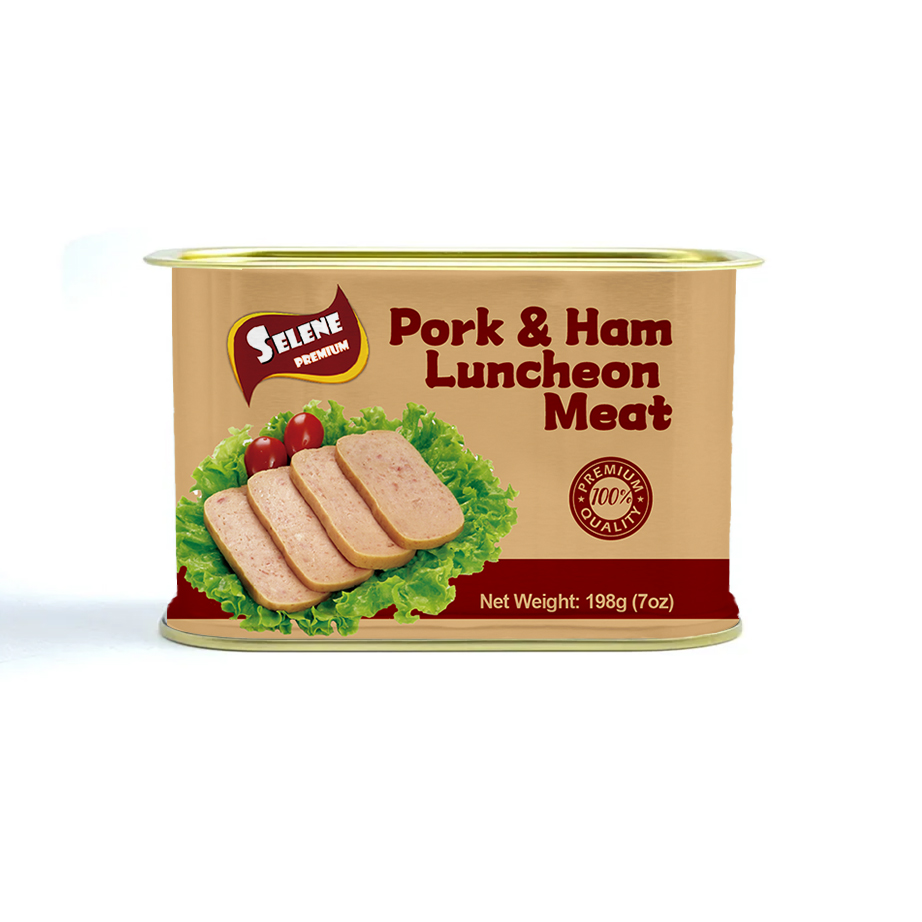 Canned Pork & Ham Luncheon Meat 198g