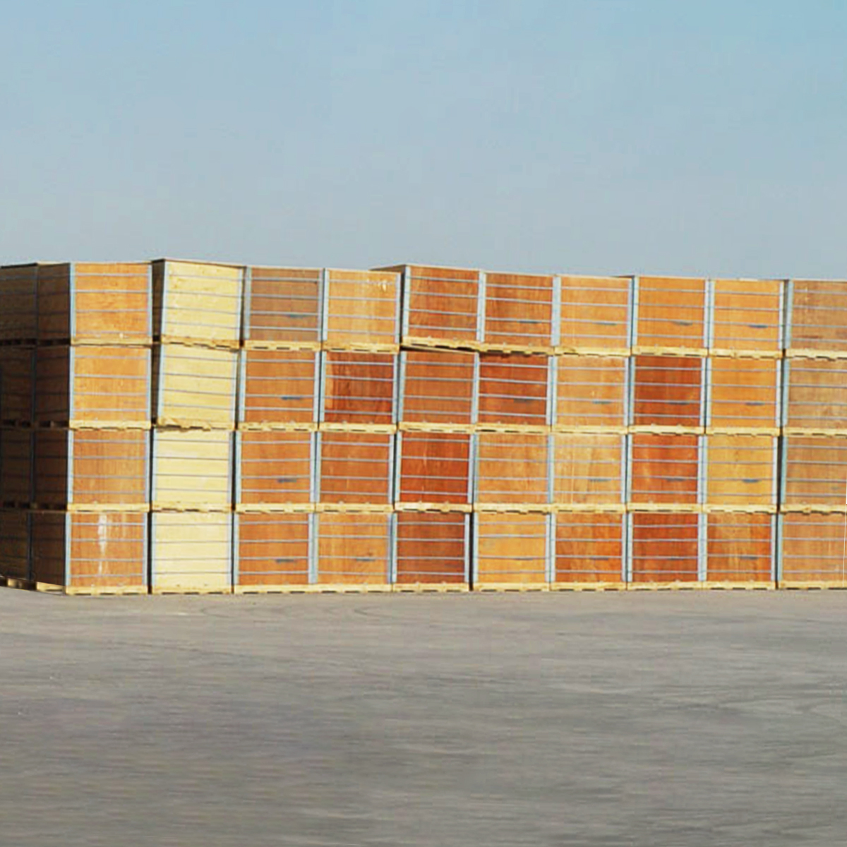 Tomato Paste in Wooden bins