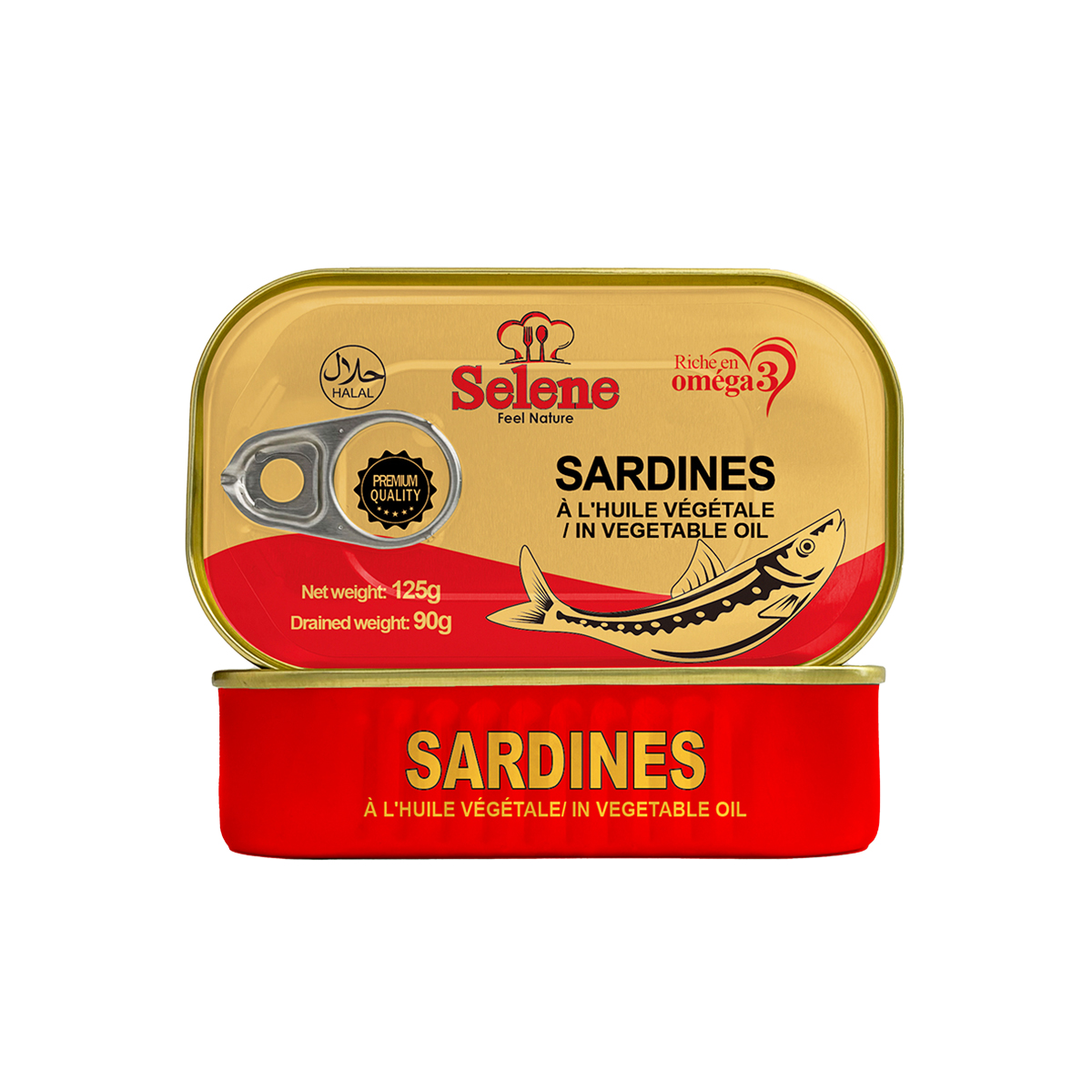 Sardines in vegetable oil 125g