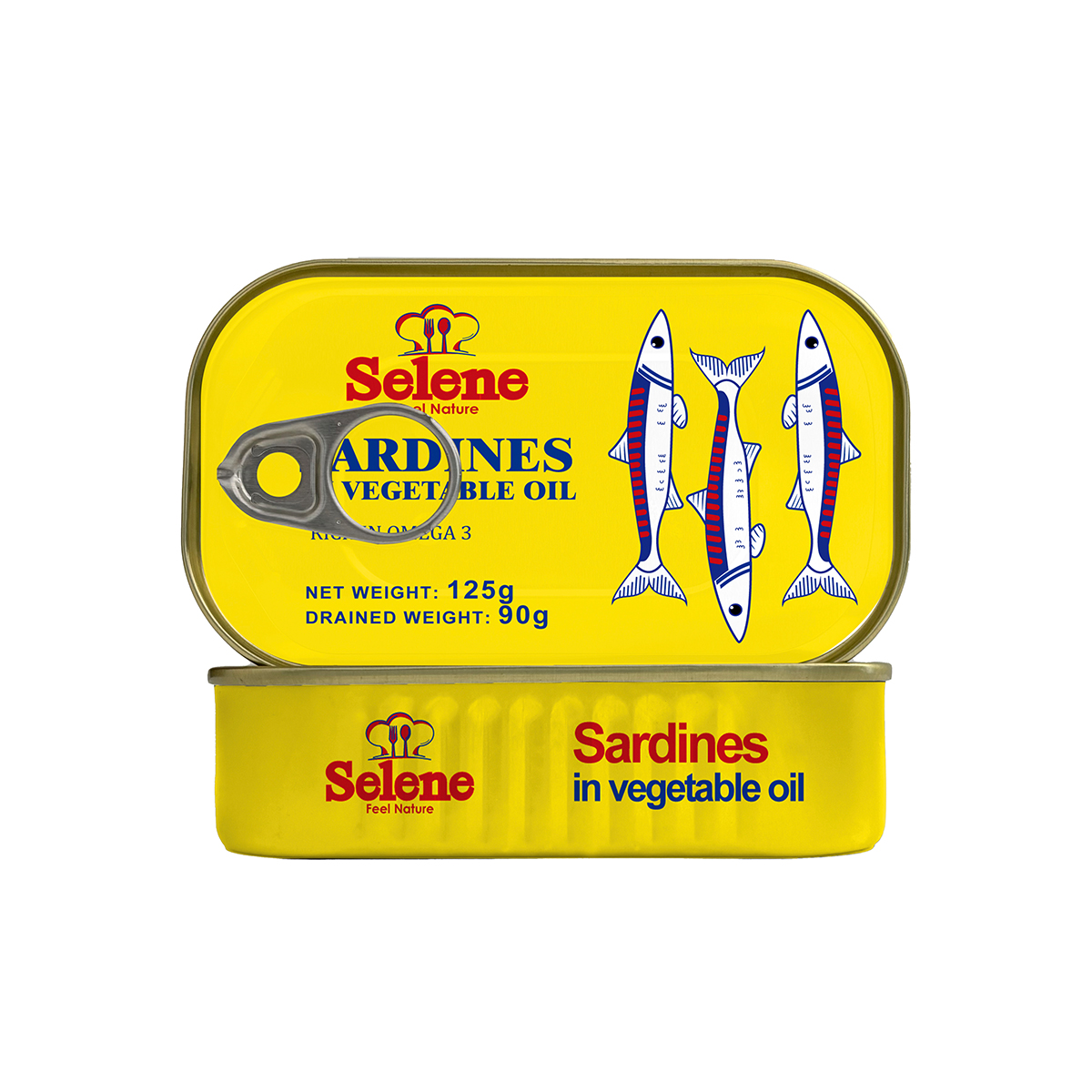 Sardines in vegetable oil 125g