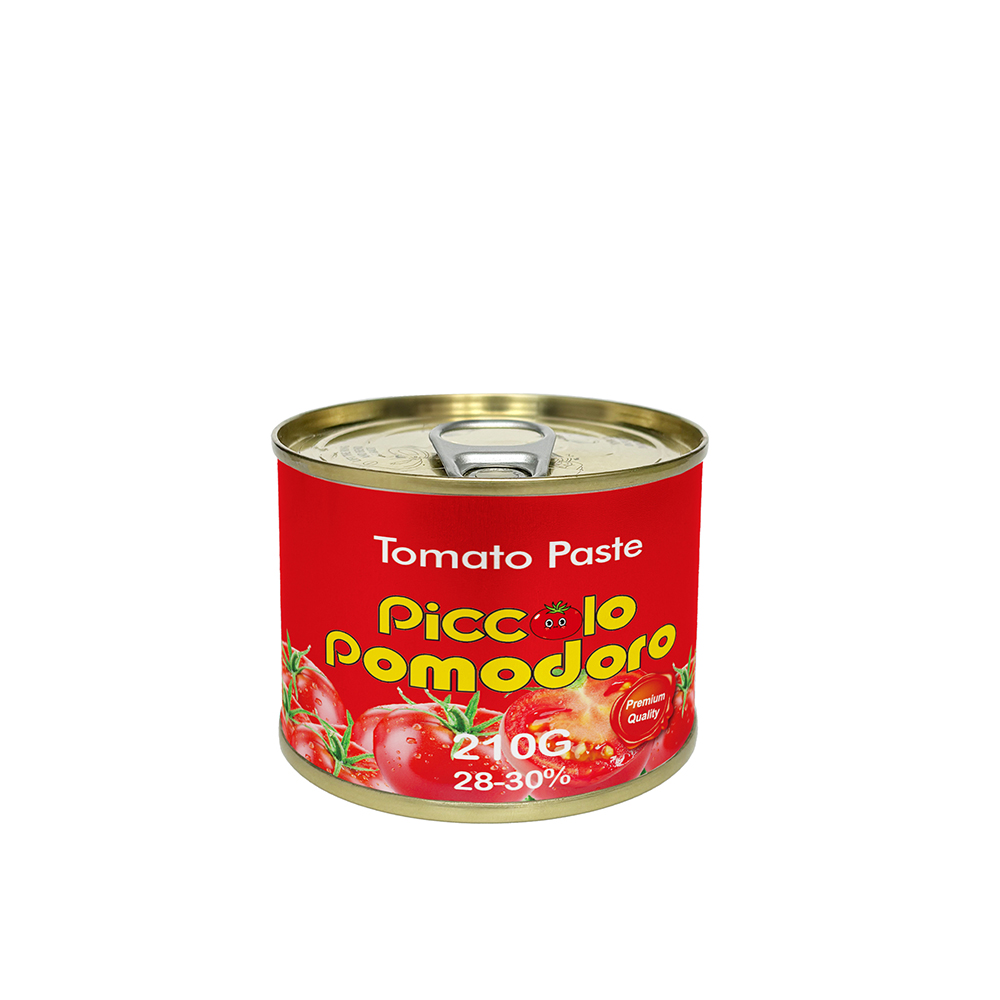 Tin tomato paste 210g